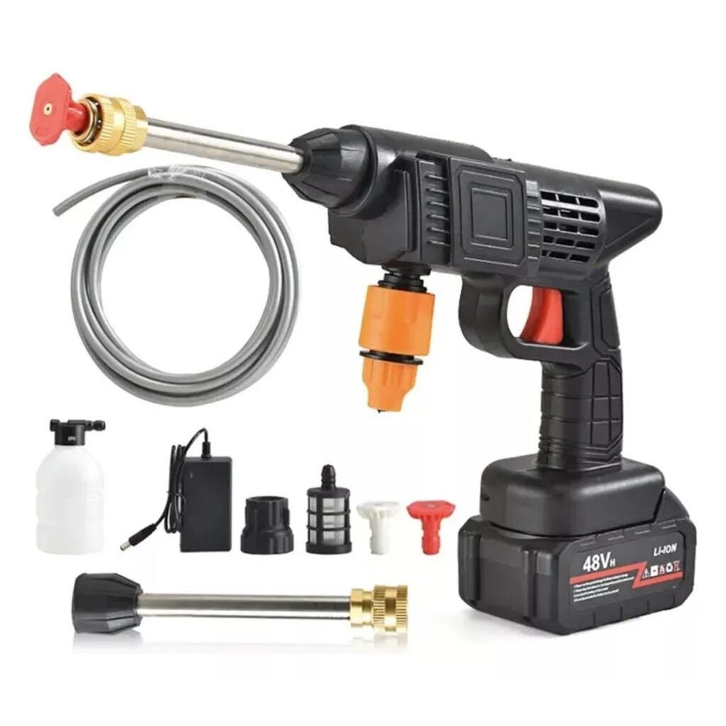 Lavadora de Alta Pressão Portátil Recarregável! - Imagem 3