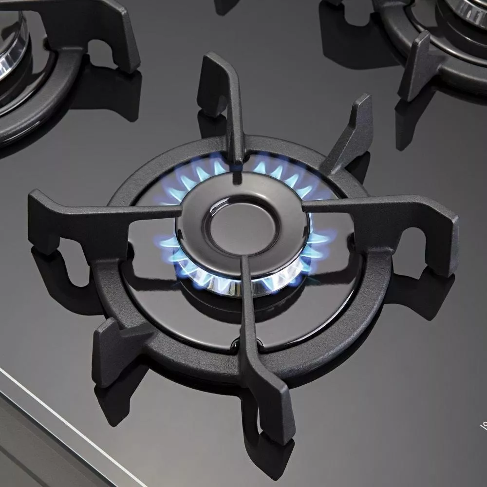 Fogão de pé Dako Magister Style 4Q a gás/elétrico 4 queimadores preto porta cega 60L - Imagem 6