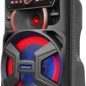 Caixa de Som Amplificada Amvox ACA 221 220W RMS Bluetooth USB FM Preto