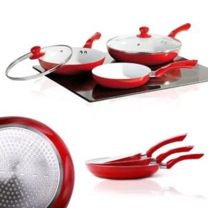 Kit 3 Panelas de Cerâmica Titânio Pro